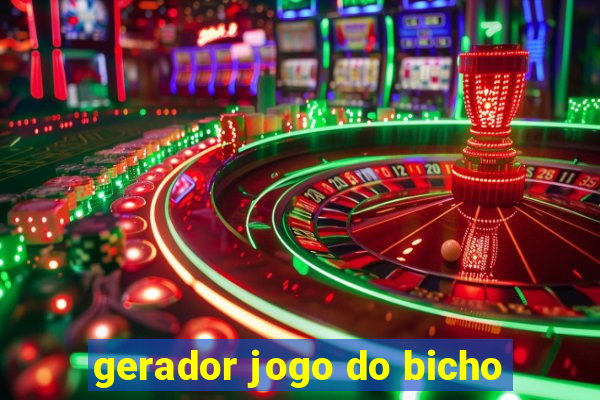 gerador jogo do bicho